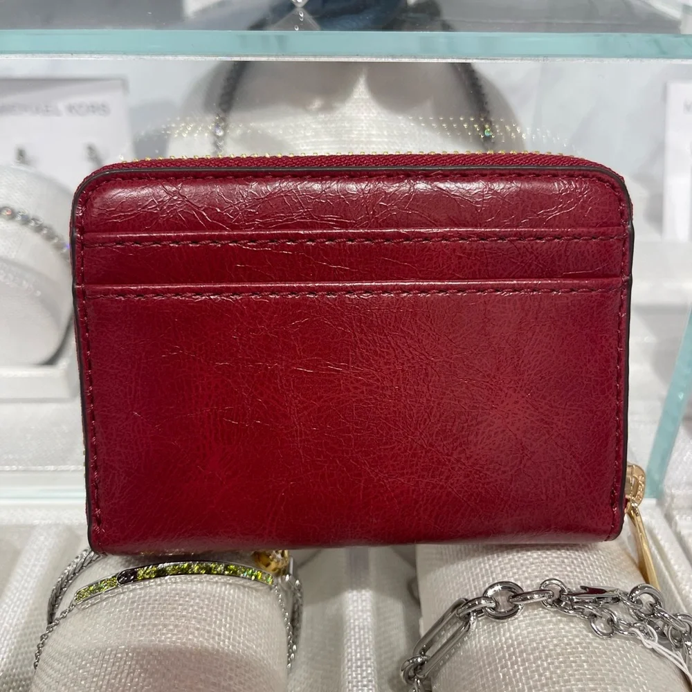 MICHAEL KORS Jet Set Medium Distressed Zip Around Card Case
Cherry
NWT - Picture 15 of 16